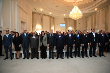 Gəncədə Yeni Azərbaycan Partiyasının yaradılmasının 33-cü ildönümünə həsr olunmuş tədbir keçirilib