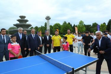 Gəncə 2025-ci il üçün MDB-nin İdman Paytaxtı titulunu təsdiqləyən sertifikatı qəbul edib