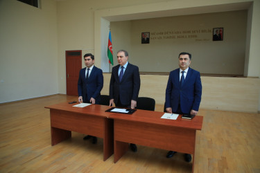 Niyazi Bayramov Gəncədə sakinlərlə növbəti səyyar görüş keçirib