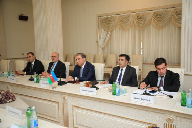 Niyazi Bayramov TÜRKSOY nümayəndə heyəti ilə görüşüb