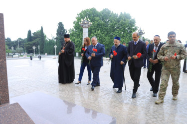 Gəncədə “Heydər Əliyev: dəyərlərimizin xilaskarı” mövzusunda tədbir keçirilib