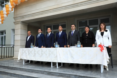 Gəncə şəhər 24 nömrəli tam orta ümumtəhsil məktəbinin əsaslı təmirdən sonra açılışı olub