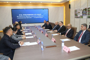 Gəncənin nümayəndə heyəti tərəfindən Çindao şəhərinin beynəlxalq dostluq xiyabanında ağac əkilib