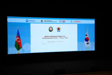 Cənubi Koreya “Gəncə Şəhər Birləşmiş Xəstəxanası” PHŞ-yə tibbi avadanlıqlar ianə edib