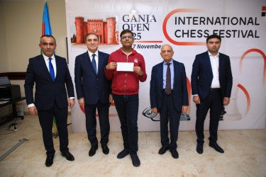 “Ganja Open 2025” beynəlxalq şahmat festivalı başa çatıb