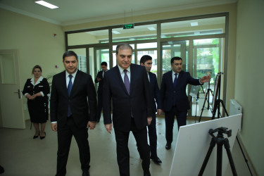 Niyazi Bayramov 5 nömrəli körpələr evi-uşaq bağçasının açılış mərasimində iştirak edib