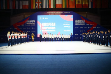 Gəncədə aerobika gimnastikası üzrə 14-cü Avropa Çempionatı yekunlaşıb