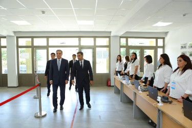 Niyazi Bayramov müəllimlərin sertifikatlaşdırma prosesinin test imtahanı mərhələsini izləyib