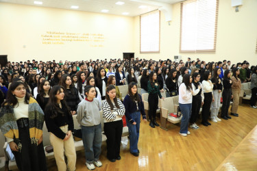 Gəncədə “Sağlam həyat tərzinin təbliği” mövzusunda tədbir keçirilib