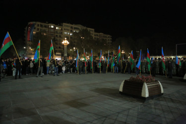 Gəncədə Zəfər Gününə həsr olunmuş möhtəşəm konsert proqramı keçirilib