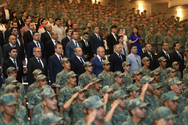 Gəncədə 26 İyun - Silahlı Qüvvələr Günü münasibətilə konsert proqramı təşkil olunub