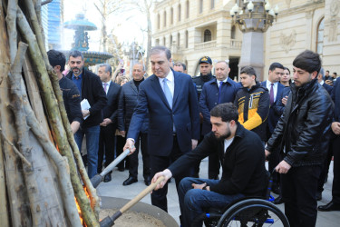 Gəncədə İlaxır çərşənbə və Novruz bayramı qeyd olunub