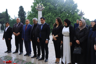 Gəncədə “Heydər Əliyev: dəyərlərimizin xilaskarı” mövzusunda tədbir keçirilib