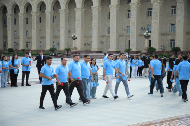 Gəncədə “Heydər Əliyev məktəbi” layihəsinin üçüncü mərhələsinin açılış mərasimi keçirilib
