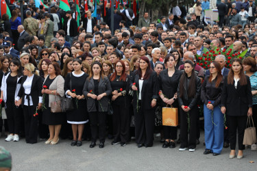 Gəncədə Anım Günü ilə əlaqədar olaraq ümumşəhər tədbiri keçirilib