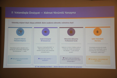 Gəncədə dövlət qulluqçuları üçün təlimlər keçirilib