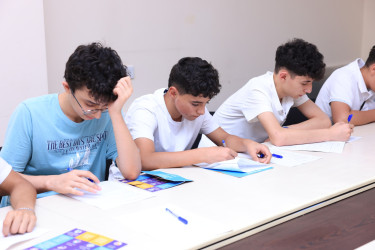 Gəncədə “Hüquqlarınla parla!” layihəsi çərçivəsində məktəblilərlə görüş keçirilib