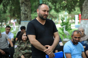 Gəncə Şəhər İcra Hakimiyyətinin başçısı Niyazi Bayramov növbəti dəfə sakinlərlə səyyar görüş keçirib