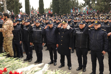 Gəncədə 20 Yanvar – Ümumxalq Hüzn Gününün 35-ci ldönümü ilə əlaqədar olaraq anım mərasimi keçirilib