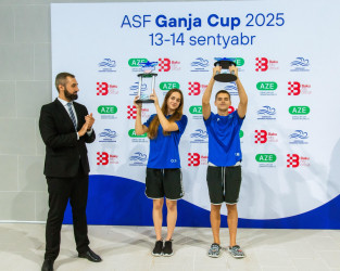 Gəncədə “Ganja Cup 2025” üzgüçülük yarışı keçirilib
