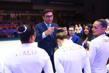 Gəncədə aerobika gimnastikası üzrə 14-cü Avropa Çempionatı yekunlaşıb