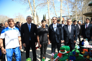 Gəncədə İlaxır çərşənbə və Novruz bayramı qeyd olunub