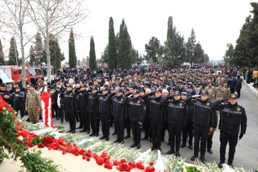 Gəncədə 20 Yanvar – Ümumxalq Hüzn Gününün 35-ci ldönümü ilə əlaqədar olaraq anım mərasimi keçirilib