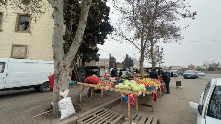 Gəncədə qanunsuz küçə ticarətinə qarşı aparılan reydlər bu gün də davam edib