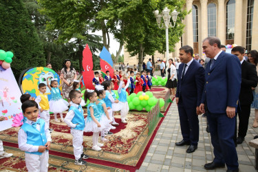 Gəncədə 1 İyun – Uşaqların Beynəlxalq Müdafiəsi Gününə həsr olunmuş təhsil sərgisi keçirilib