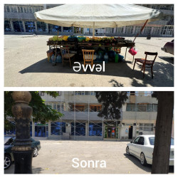 Gəncədə qanunsuz küçə ticarətinin geniş yayıldığı ərazilərdə mütəmadi reydlər keçirilir