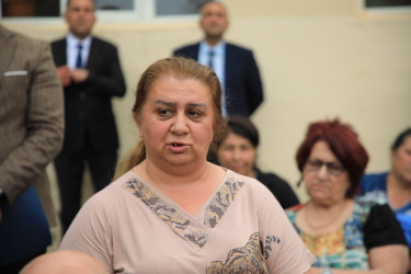 Niyazi Bayramov vətəndaşlarla növbəti dəfə görüş keçirib