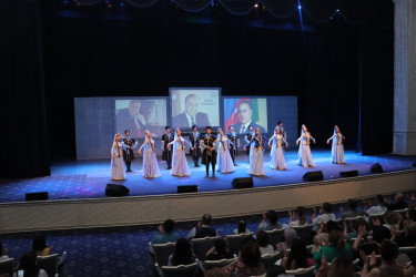 Gəncədə Azərbaycan Dövlət Akademik Musiqili Teatrının konsert proqramı keçirilib