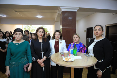 YAP Gəncə şəhər təşkilatında 8 Mart – Beynəlxalq Qadınlar Gününə həsr olunmuş tədbir keçirilib
