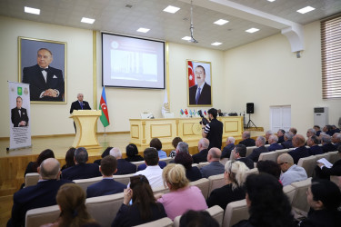 GDU-da Ulu Öndər Heydər Əliyevin anadan olmasının 100 illiyinə həsr olunmuş beynəlxalq elmi konfrans keçirilib