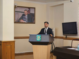 Gəncə Şəhər İcra Hakimiyyətidə “Mülkiyyət hüququnun qorunması və Avropa Konvensiyası” mövzusunda təlim keçirilib