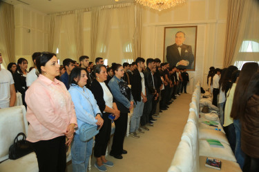 Gəncədə “Konstitusiya və Suverenlik İli” çərçivəsində “Gəncənin mədəni irsi gənclərin gözü ilə” tədbiri keçirilib