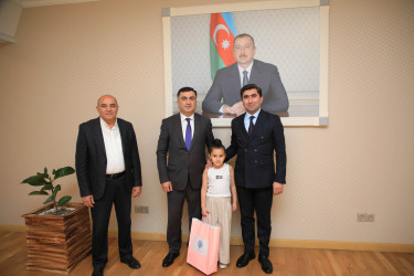 Gəncədə şəhid övladlarına məktəb ləvazimatları təqdim olunub