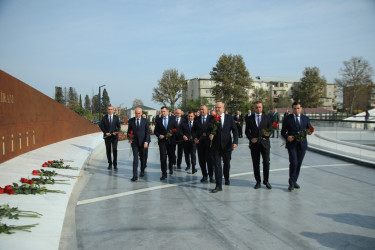 Gəncədə mülki şəhidlərin xatirəsi yad edilib