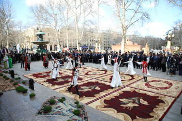 Gəncədə İlaxır çərşənbə və Novruz bayramı qeyd olunub