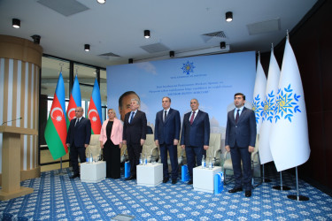 Gəncədə “Heydər Əliyev məktəbi” layihəsinin üçüncü mərhələsinin açılış mərasimi keçirilib