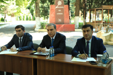 Niyazi Bayramov Aqrar Universitetdə qəbul keçirib