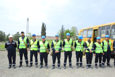 Gəncə Şəhər İcra Hakimiyyətinin hərbiləşdirilməmiş ərazi mülki müdafiə qüvvələri ilə xəbərdarlıq və toplanış üzrə növbəti məşqi keçirilib