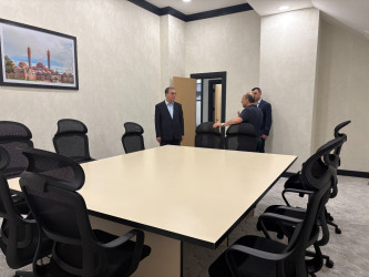 Niyazi Bayramov III MDB Oyunları öncəsi Gəncə İdman Sarayında aparılan hazırlıq işləri ilə tanış olub