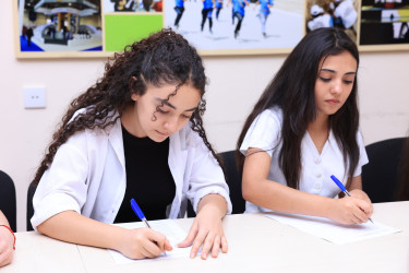 Gəncədə “Hüquqlarınla parla!” layihəsi çərçivəsində məktəblilərlə görüş keçirilib