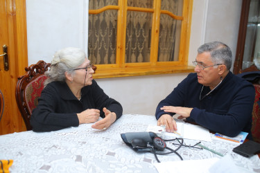 Gəncədə “Ahıllar üçün günərzi qayğı mərkəzi”ndə 30-a yaxın şəxs tibbi müayinədən keçirilib