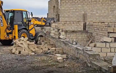 Gəncədə daha bir qanunsuz tikinti aşkarlanıb