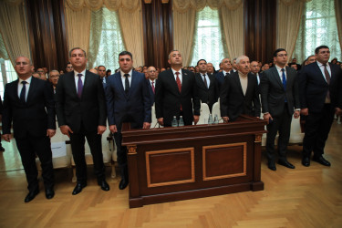 Gəncədə Ümummilli Lider Heydər Əliyevin anadan olmasının 103-cü ildönümü ilə bağlı tədbir keçirilib