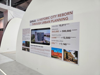 Niyazi Bayramov "Urban Expo" sərgisində Azərbaycan pavilyonu ilə tanış olub