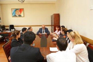 Gəncədə “Məişət zorakılığının qarşısının alınması sahəsində monitorinq və əlaqələndirmə qrupu”nun iclası keçirilib