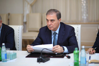 Niyazi Bayramov şəhid ailələrinin müraciətlərini dinləyib